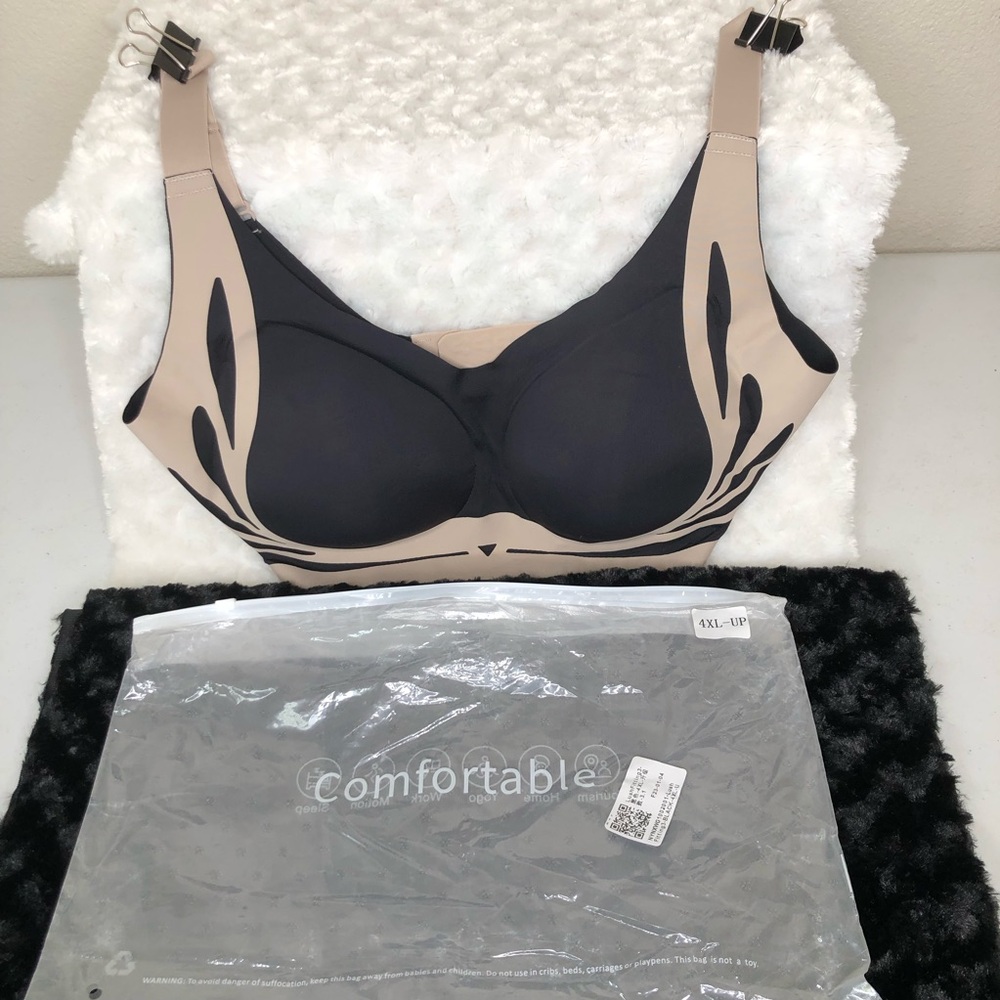 LushFitting Push-up Seamless Bra Wireless Sz 4 XL - Picture 4 of 7